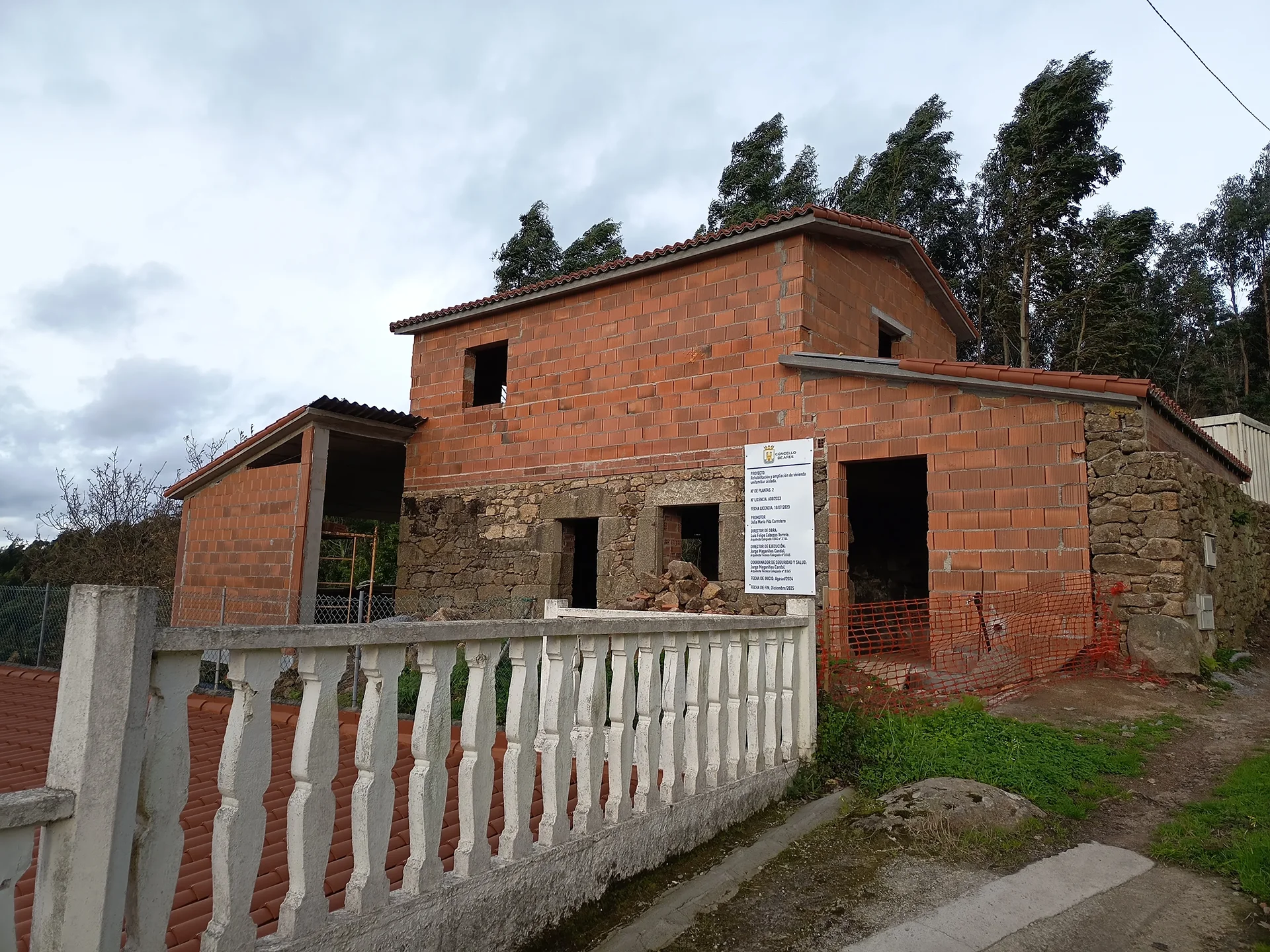 Rehabilitación de vivienda unifamiliar alzado